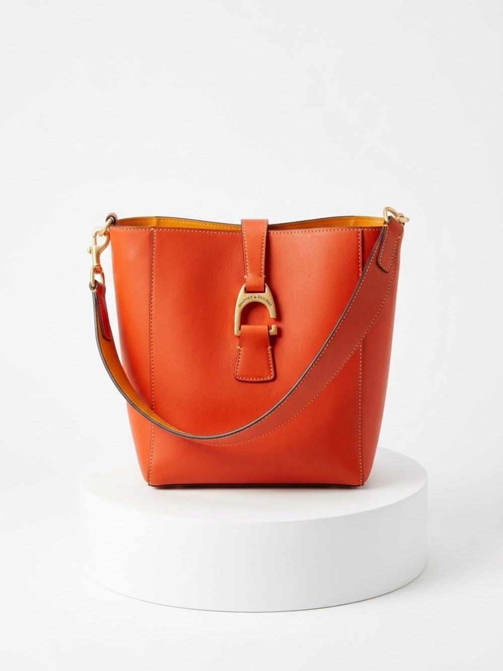 Vintage Pink & Orange Dooney & Bourke Emerson Brynn Purse